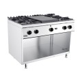 BASE 700 CUISINIÈRE AVEC PLAQUE COUP DE FEU À GAZ 4 BR.