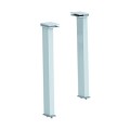 2 SUPPORTS POUR VERRE COURBÉ