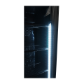 RÉFRIGÉRATEUR 1 PORTE EN VERRE 382L NOIR SANS CANOPY