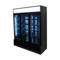 RÉFRIGÉRATEUR 3 PORTES EN VERRE NOIR FCU-1200 BL