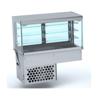 DROP-IN VITRINE CUBIQUE RÉFRIGÉRÉE - FERMÉ 4/1