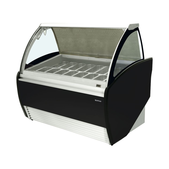 TOONBANK ICE-CREAM, GEBOGEN RUITEN, 14 x 5 L GVAR12H INFRICO