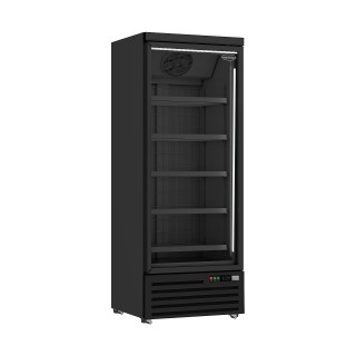 CONGÉLATEUR 1 PORTE EN VERRE NOIR JDE-600F BL