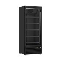 CONGÉLATEUR 1 PORTE EN VERRE NOIR JDE-600F BL