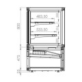 VITRINE RÉFRIGÉRÉE 600L
