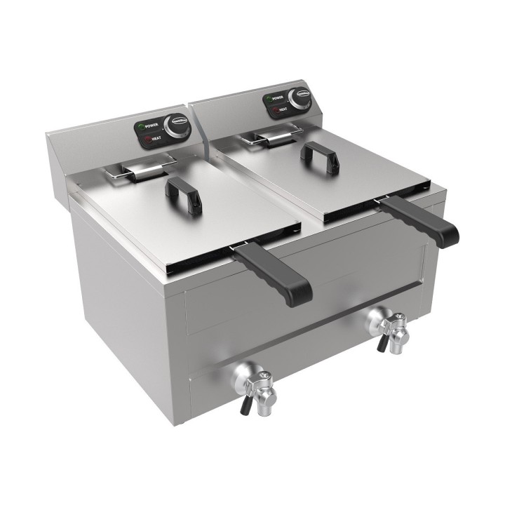 FRITEUSE POSABLE ÉLECTRIQUE 2X8L 2X3KW