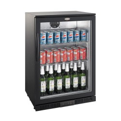 ARRIÈRE BAR RÉFRIGÉRÉE NOIR 1 PORTE