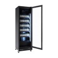 RÉFRIGÉRATEUR 1 PORTE EN VERRE NOIR