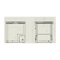 CONGÉLATEUR BAHUT COUVERCLE EN INOX 202 L