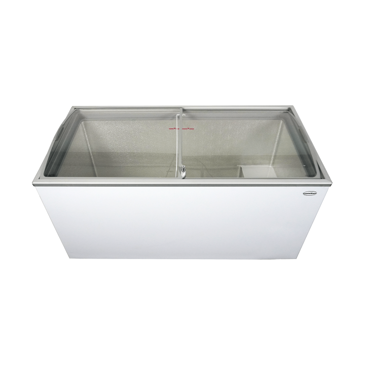 CONGÉLATEUR BAHUT COUVERCLE EN VERRE 461 L