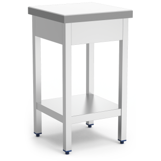 BILLOT DE BOUCHERIE LESTE AVEC PLAN DE TRAVAIL EN POLYPROPYLENE BLANC - L 500 x P 500 MM JBB5050BL FRICOSMOS