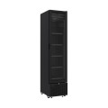RÉFRIGÉRATEUR 1 PORTE EN VERRE NOIR 348L *TRANSPORT SUR DEMANDE*