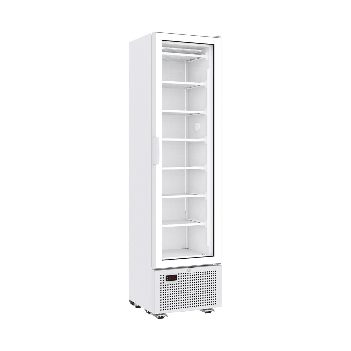 CONGÉLATEUR 1 PORTE EN VERRE 221L