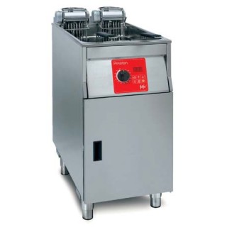 ELECTRISCHE HOOG RENDEMENT FRITEUSE DIGITAAL, 1 x 20 L, PRODUCTIE 44 KG/U, MET OLIEFILTERING RFHREP412 FRIFRI