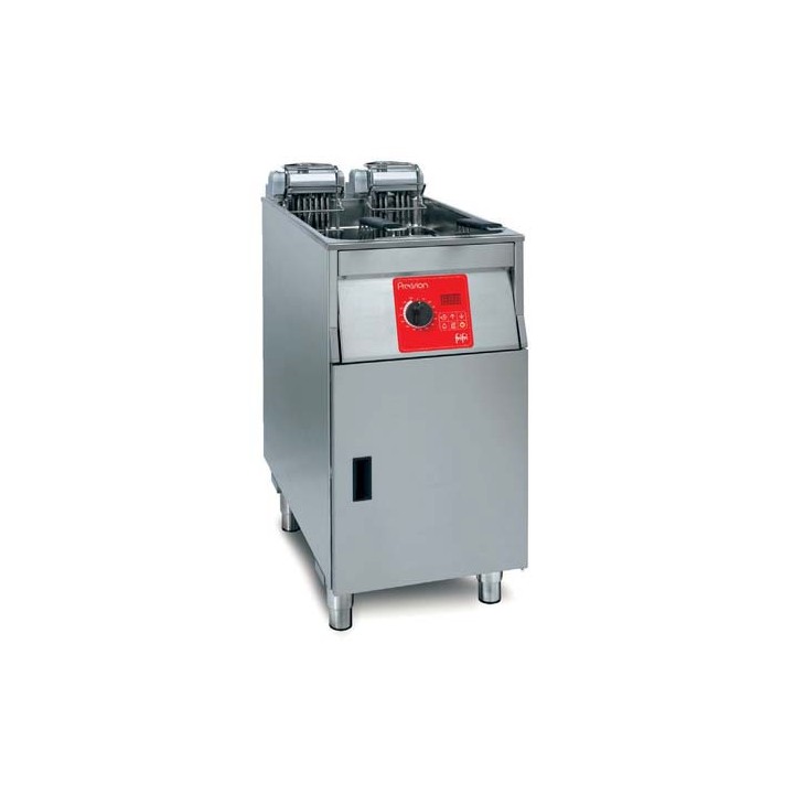 ELECTRISCHE HOOG RENDEMENT FRITEUSE DIGITAAL, 1 x 20 L, PRODUCTIE 44 KG/U, MET OLIEFILTERING RFHREP412 FRIFRI