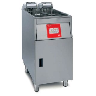 FRITEUSE HAUT RENDEMENT ELECTRIQUE TOUCHSCREEN, 1 x 20 L, PRODUCTION 44 KG/H, AVEC FILTRATION D'HUILE RFHRET412 FRIFRI