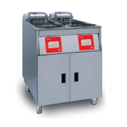 FRITEUSE HAUT RENDEMENT ELECTRIQUE TOUCHSCREEN, 2 x 14 L, PRODUCTION 2 x 27 KG/H, AVEC FILTRATION D'HUILE RFHRET622 FRIFRI