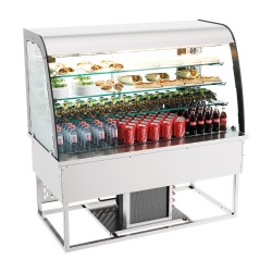 DROP-IN VITRINE RÉFRIGÉRÉE 200L OUVERT