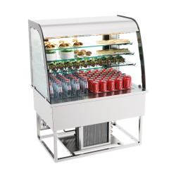 DROP-IN VITRINE RÉFRIGÉRÉE 140L OUVERT