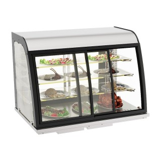DROP-IN VITRINE CHAUFFANTE 140L PORTES COULISSANTES