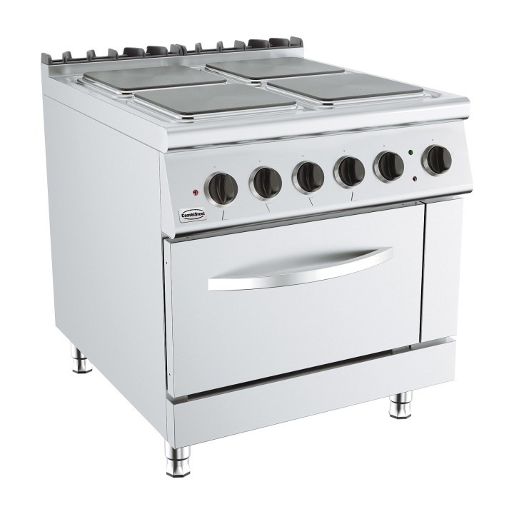 BASE 900 CUISINIERE ÉL. 4 PL. AVEC FOUR ÉL.