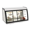 DROP-IN VITRINE CHAUFFANTE 155L PORTES COULISSANTES