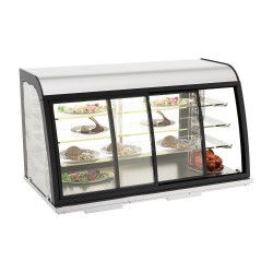 DROP-IN VITRINE CHAUFFANTE 155L PORTES COULISSANTES