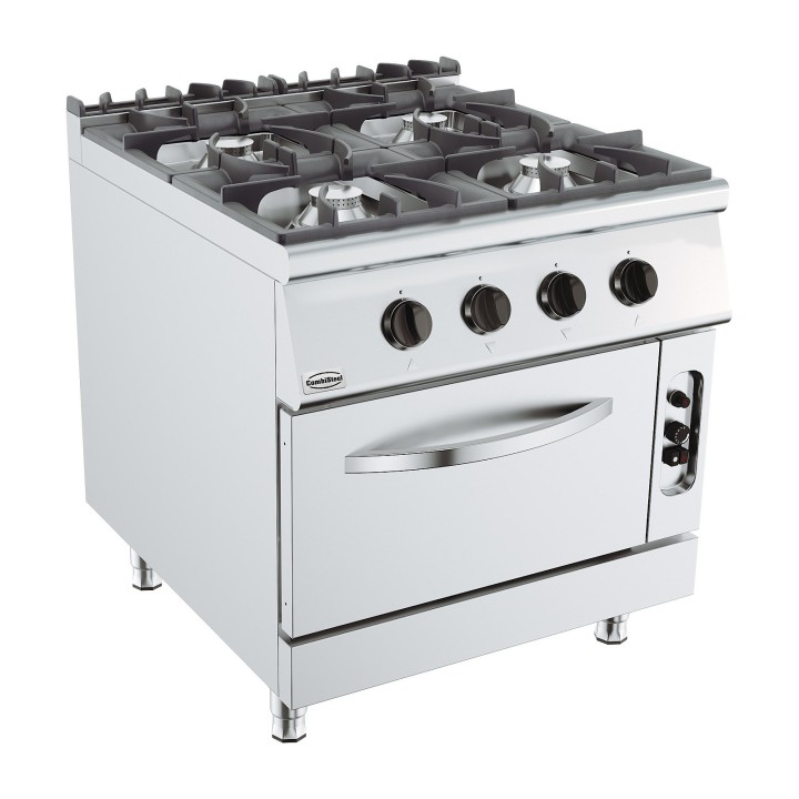 BASE 900 CUISINIERE A GAZ 4 BR. AVEC FOUR À GAZ