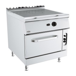 BASE 900 CUISINIERE AVEC PLAQUES COUP DE FEU AVEC FOUR À GAZ