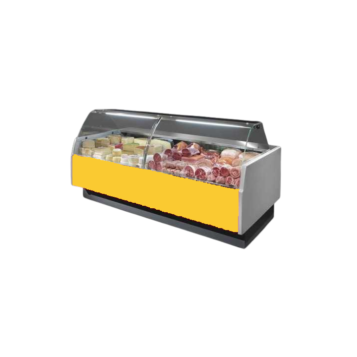 COMPTOIR VITRINE REFRIGERE VENTILE (P 895 MM), VITRES BOMBEES, L 1040 MM FMR0810VC TECNODOM