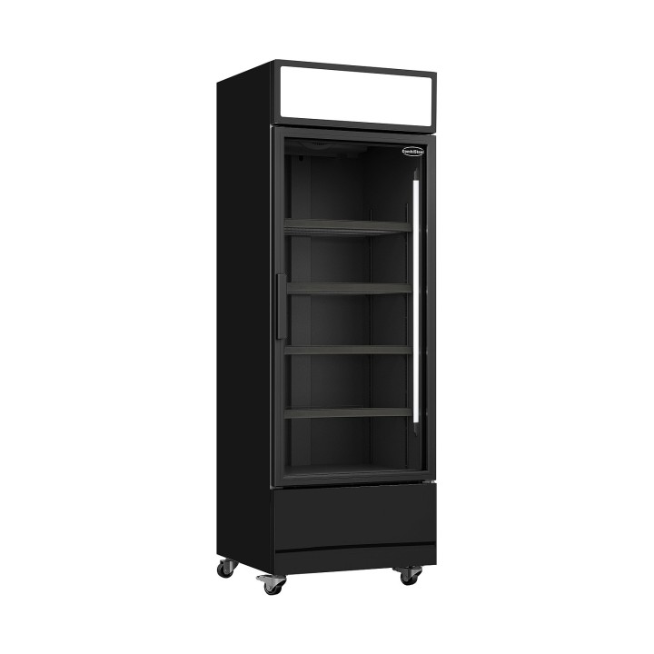 RÉFRIGÉRATEUR PORTE EN VERRE FCU-370 BL