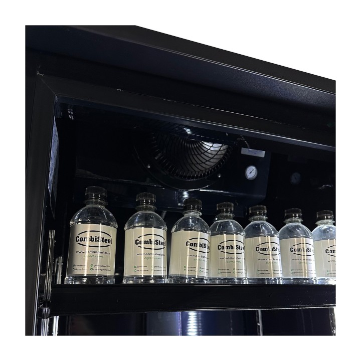 RÉFRIGÉRATEUR PORTE EN VERRE FCU-370 BL