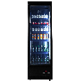 RÉFRIGÉRATEUR 1 PORTE EN VERRE NOIR CEB-500R BL