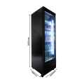 RÉFRIGÉRATEUR 1 PORTE EN VERRE NOIR CEB-500R BL
