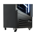 RÉFRIGÉRATEUR 1 PORTE EN VERRE NOIR CEB-500R BL