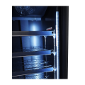 RÉFRIGÉRATEUR 1 PORTE EN VERRE NOIR CEB-500R BL