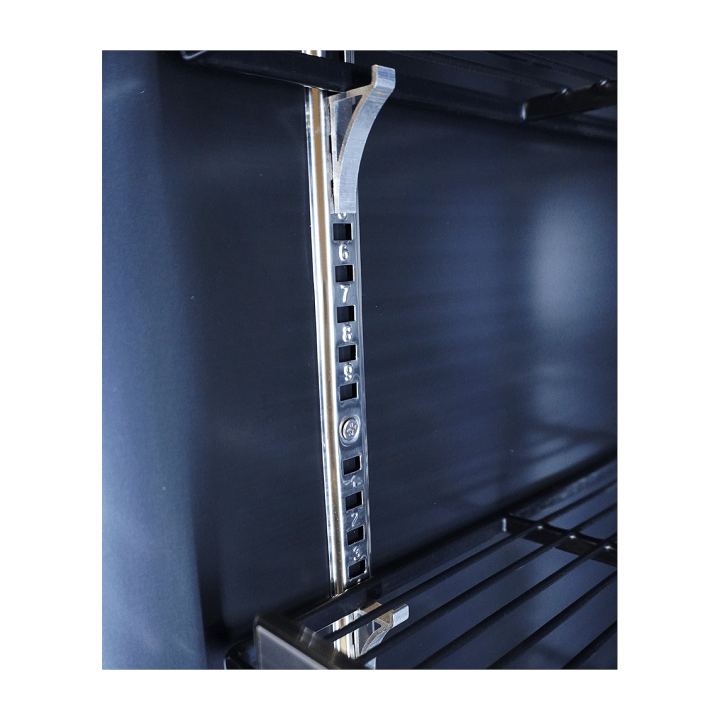 RÉFRIGÉRATEUR 1 PORTE EN VERRE NOIR CEB-500R BL