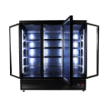 RÉFRIGÉRATEUR 3 PORTES EN VERRE NOIR CEB-1600R BL