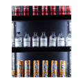RÉFRIGÉRATEUR 3 PORTES EN VERRE NOIR CEB-1600R BL