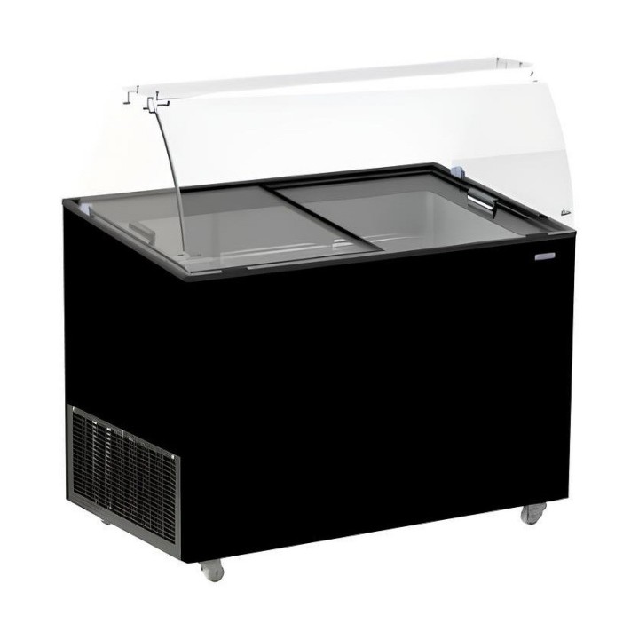 VITRINE À CREME GLACÉE JAVA NOIR 8x5 LTR