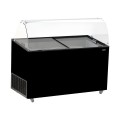 VITRINE À CREME GLACÉE TENERIFE NOIR 10X5 LTR