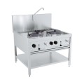 TABLE WOK À GAZ 2X17KW + 1X9KW