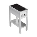 CUISINIÈRE À INDUCTION 2 ZONES AVEC ESSOUS OUVERT