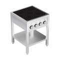 CUISINIÈRE À INDUCTION 4 ZONES AVEC ESSOUS OUVERT