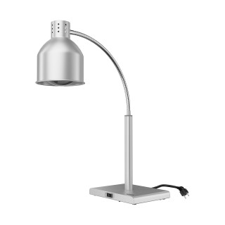 LAMPE CHAUFFANT FLEXIBLE ARGENT