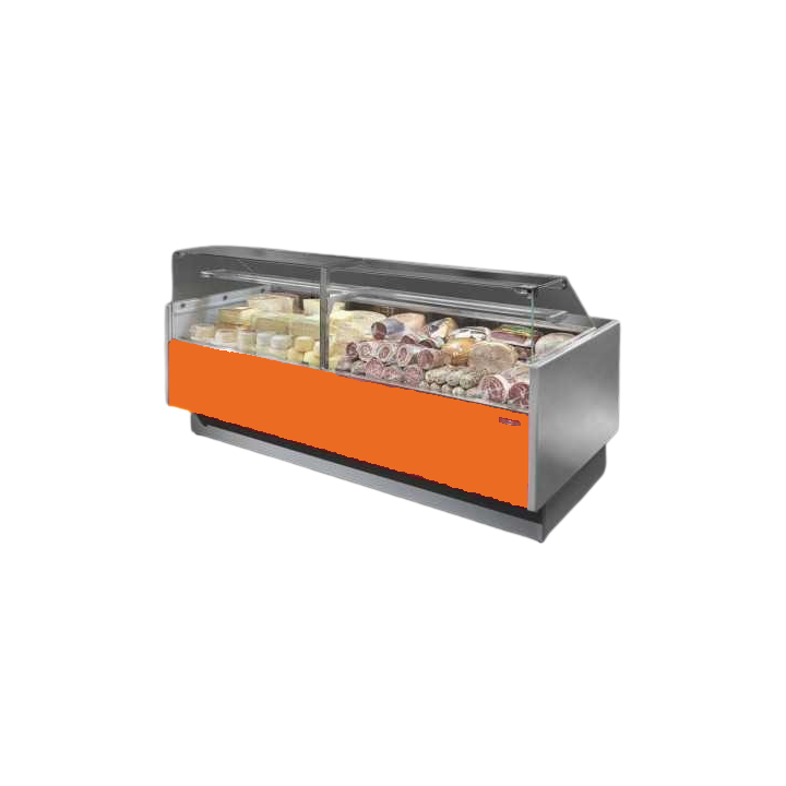 GEVENTILEERDE GEKOELDE TOONBANK (D 895 MM), RECHTE RUITEN, L 1040 MM FMR0810VD TECNODOM