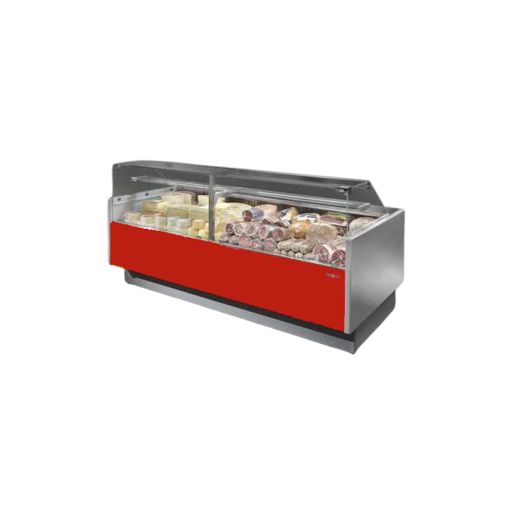 COMPTOIR VITRINE REFRIGERE VENTILE (P 895 MM), VITRES DROITES, L 1040 MM FMR0810VD TECNODOM