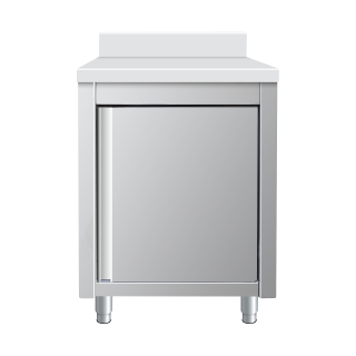 Placard adossé porte battante, 600 x 700x 850+100 mm