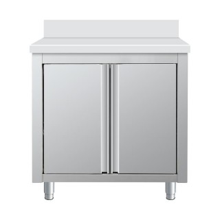 Placard adossé portes battantes, 800 x 600 x 850+100 mm