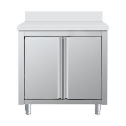 Placard adossé porte battante, 800 x 700 x 850+100 mm
